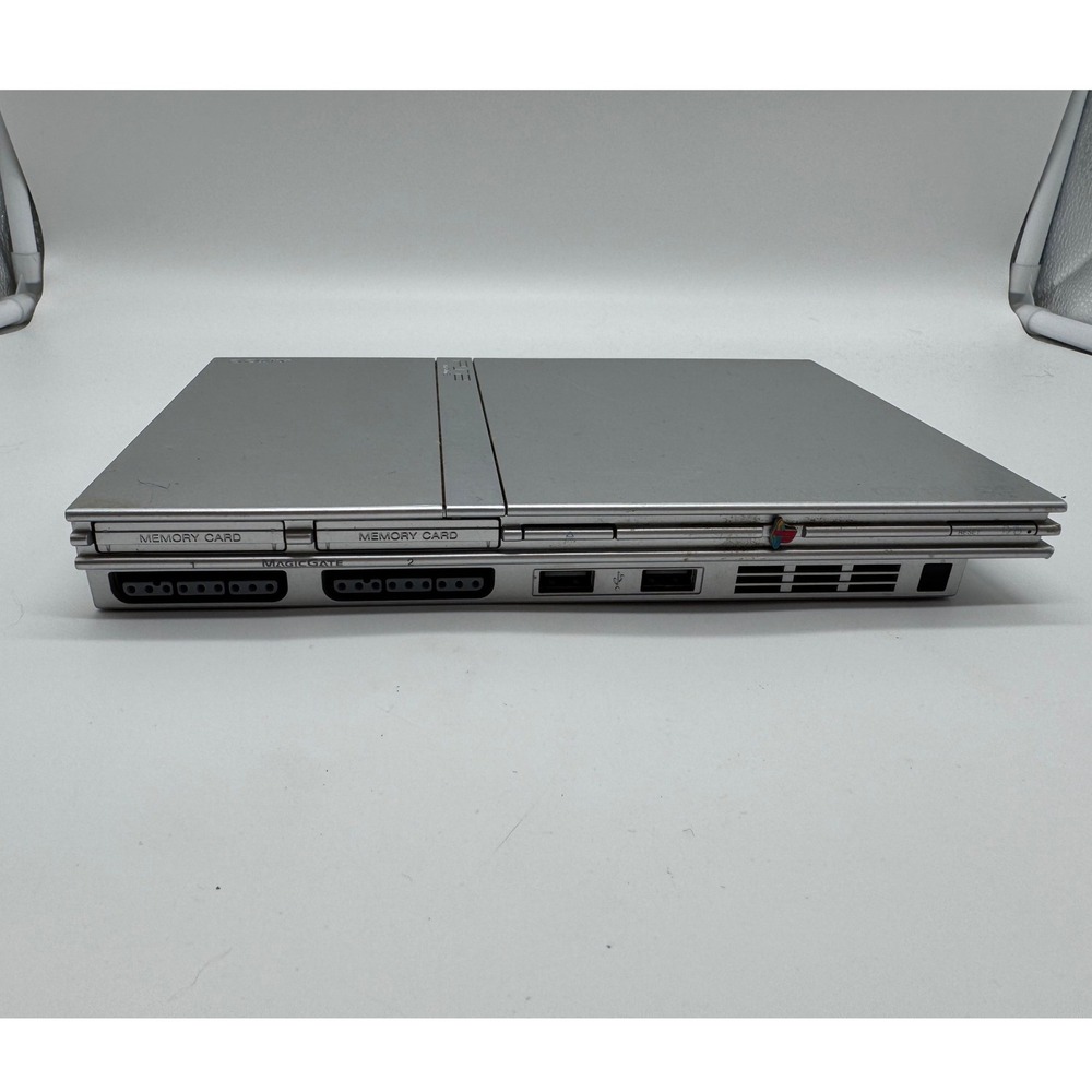 Sony PlayStation 2 PS2 Slim Silver Console SCPH-79001 Untested For Parts